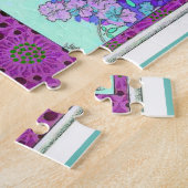 Art nouveau Grapevine floral  paper co Legpuzzel (Zijkant)