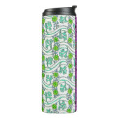 Art nouveau Grapevine florale  textielkunst Thermosbeker (Gedraaid links)