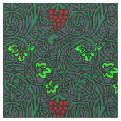  Art Nouveau Grapevine Pattern Stof (Close Up)