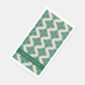 Art Nouveau Green - aangepast Servet (Hoek)