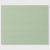 Art Nouveau Green Buttercup behang Cadeaupapier (Vlak)