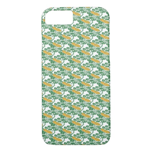 Art Nouveau Green Buttercup behang Case-Mate iPhone Case (Achterkant)
