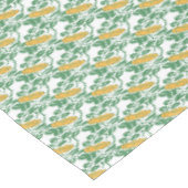 Art Nouveau Green Buttercup behang Tafelkleed (Gekanteld)
