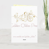 Art Nouveau Greeting cards Kaart (Achterkant)