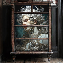  Art Nouveau Grieks God Mythologisch Zilver Tissuepapier