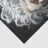  Art Nouveau Grieks God Mythologisch Zilver Tissuepapier (Detail)