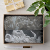  Art Nouveau Grieks God Mythologisch Zilver Tissuepapier (Geschenk)