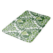 Art Nouveau Groen- Bloemschelp Badmat (Gekanteld)