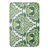 Art Nouveau Groen- Bloemschelp Badmat (Voorkant Verticaal)