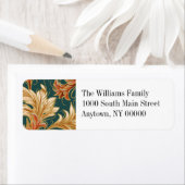 Art Nouveau | Groen | Label retouradres (Insitu)