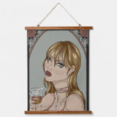 Art Nouveau Hangend Wandkleed (Voorkant)
