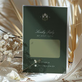 Art Nouveau Harmonie Bruiloft RSVP Kaart