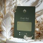 Art Nouveau Harmonie Bruiloft RSVP Kaart