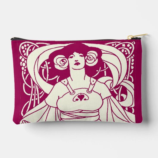 Art Nouveau Harvest Lady Etui (Achterkant)