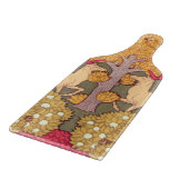 Art nouveau herfst esdoorn hert  herfst snijplank (Hoek)