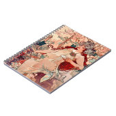  Art Nouveau Herfst van Alfons Mucha Notitieboek (Linkerzijde)