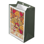 Art nouveau herfstherten herfst Verneuil Medium Cadeauzakje (Voorkant Gekanteld)