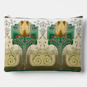 Art Nouveau Herhalende Tulpen Stijl Motief Bruilof Etui (Voorkant)
