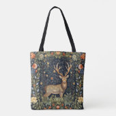 Art nouveau herten in de tuin tote bag (Achterkant)