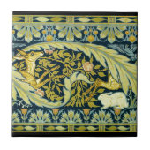 Art Nouveau Herten & Konijnen van Walter Crane Tegeltje (Voorkant)
