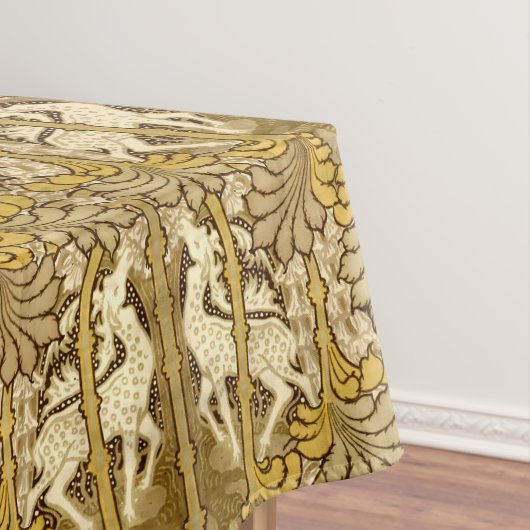 art nouveau hertenpatroon tafelkleed (Voorbeeld)