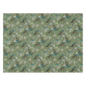 Art Nouveau Het Peacock Tuinpatroon Tafelkleed (Voorkant (Horizontaal))