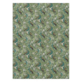 Art Nouveau Het Peacock Tuinpatroon Tafelkleed (Voorkant)