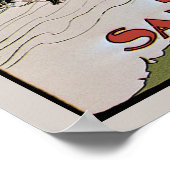 Art Nouveau-Hoesje, met een Tandem-fiets Poster (Hoek)