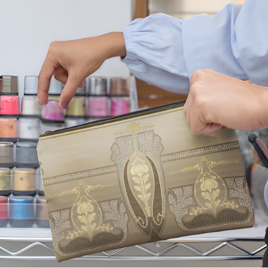 Art Nouveau Hoge Vazen Bloem Inzet Bruiloft Bruid Etui