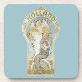  Art Nouveau, Holland Levensverzekering Bier Onderzetter (Voorkant)