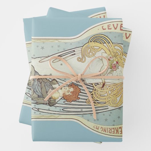  Art Nouveau, Holland Levensverzekering Inpakpapier Vel (In situ)