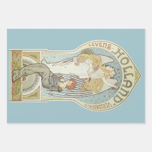  Art Nouveau, Holland Levensverzekering Inpakpapier Vel (Voorkant)
