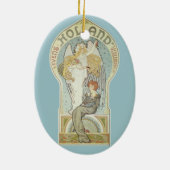  Art Nouveau, Holland Levensverzekering Keramisch Ornament (Achterkant)