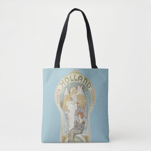 Art Nouveau, Holland Levensverzekering Tote Bag (Voorkant)