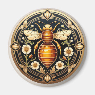 Art Nouveau Honingbij Magneet