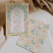 Art Nouveau Huwelijksuitnodiging  Deco Kaart