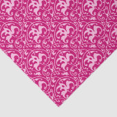 Art Nouveau Ikat - Fuchsia en Bleek Roze Tissuepapier (Detail)