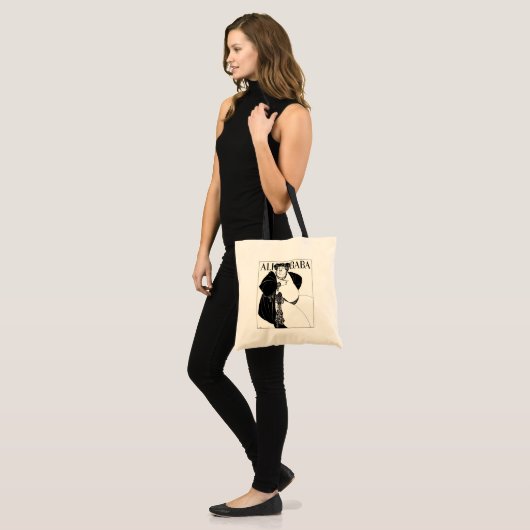 Art Nouveau-illustratie: Beardsley - Ali Baba Tote Bag (Voorkant (model))