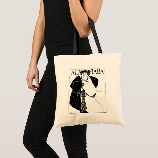 Art Nouveau-illustratie: Beardsley - Ali Baba Tote Bag (Voorkant (product))