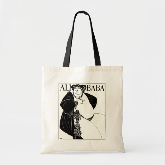 Art Nouveau-illustratie: Beardsley - Ali Baba Tote Bag (Voorkant)