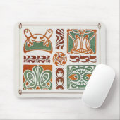  Art Nouveau Illustratie door Mucha Muismat (Met muis)