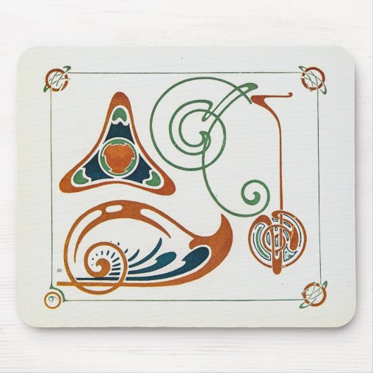 Art Nouveau Illustratie door Mucha Muismat (Voorkant)