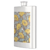 Art Nouveau illustratie van gele papaverbloem Flacon (Links)