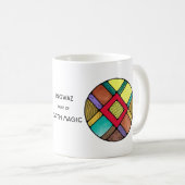 Art Nouveau Ingwaz Rune Mok - EARTH MAGIC! (Voorkant rechts)