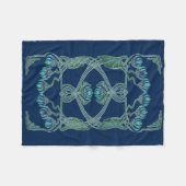 Art Nouveau Inspiration I Fleece Throw (Voorkant (Horizontaal))