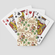 Art Nouveau-inspired floral design