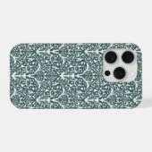 Art Nouveau Inspired Florals IPhone Case - Green iPhone Hoesje (Achterkant horizontaal)