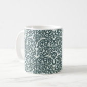 Art Nouveau Inspired Florals Mug - Green Koffiemok (Voorkant links)