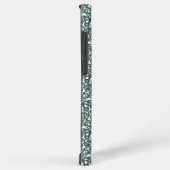Art Nouveau Inspired Florals Samsung Case - Green Galaxy Hoesje (Rechterkant)