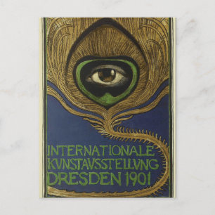 Art nouveau  internationale expositie Klingner Briefkaart